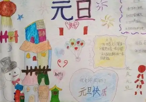 马上元旦这份史上最全手抄报作业模板和资料,你一定用得上