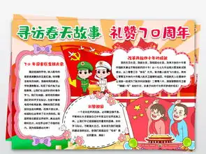 寻访春天故事礼赞七十周年小报手抄报建国70周年小报手抄报图片模板worddoc设计图下载国庆节手抄报大全编号20184980
