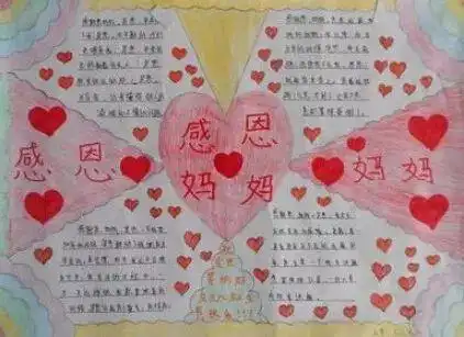 母亲节手抄报贺卡模板全攻略,赶快为孩子收藏吧