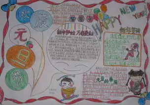 2015迎元旦手抄报图片内容大全