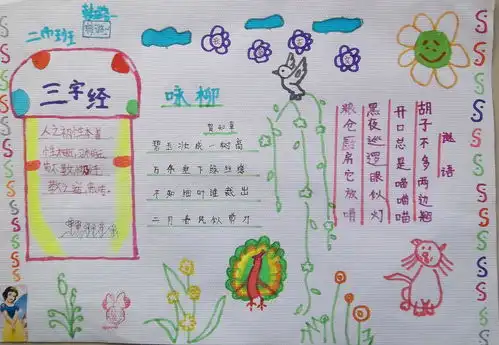 小学生二年级的手抄报怎么做