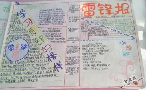 学习雷锋好榜样手抄报资料