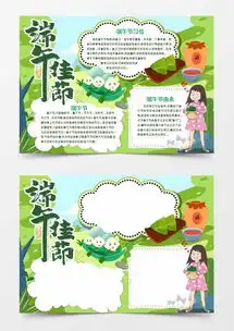 端午佳节快乐端午节手抄报小报模版word模板下载docx格式熊猫办公