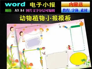 动物植物科学小报模板图片worddoc设计图下载爱护动植物手抄报大全编号15233379