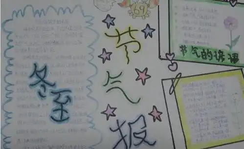 小学生冬至手抄报素材