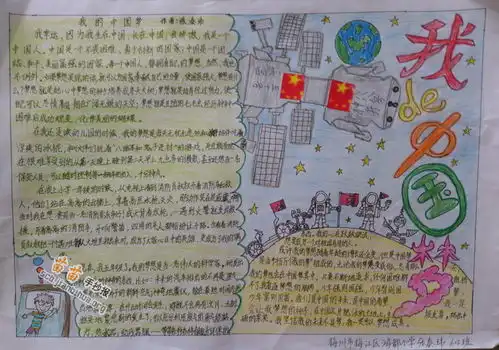 我的中国梦手抄报简单又漂亮图片大全内容