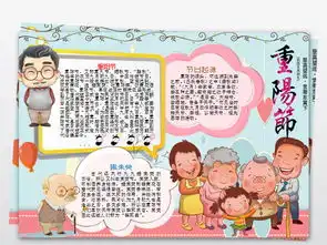 重阳节小报关爱老人手抄报孝亲敬老电子小报图片素材wps模板下载1.43mb重阳节手抄报大全节日手抄报