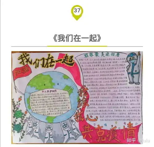 疫情爱国手抄报五