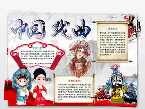 戏曲小报国粹京剧手抄报中国戏曲电子小报图片素材wps模板下载7.91mb艺术手抄报大全学科手抄报