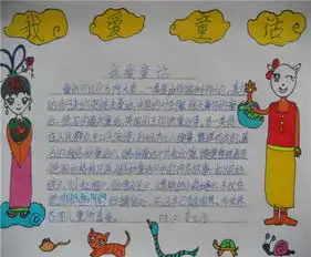 童话手抄报小树熊
