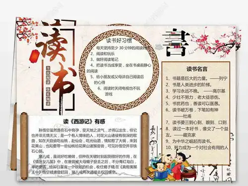 卖普洱茶的子手抄报