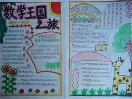 数学手抄报数学是创造性的艺术