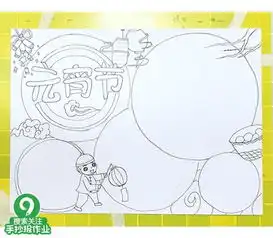 元宵节手抄报图文教程,你的新年手抄报作业我来承包
