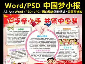 中国梦小报小手牵大手手抄报爱国电子小报图片素材worddoc模板下载163.94mb其他大全其他