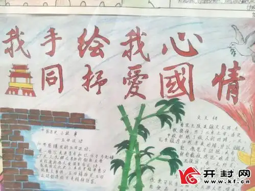 我手绘我心,共抒爱国情开封七中开展为祖国母亲七十华诞献礼手抄报展评活动