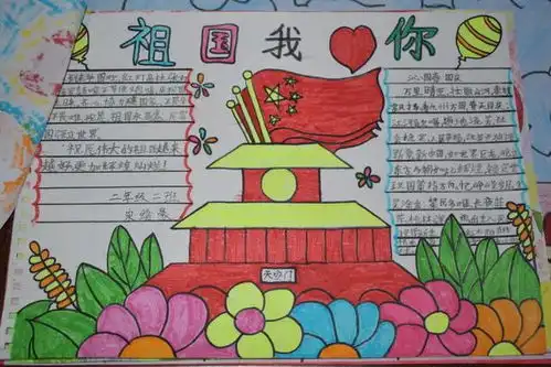 童心妙笔,献礼国庆岱岳区实验小学庆国庆手抄报展示