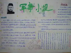 军训手抄报军事小报40字