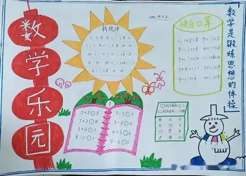 数学园地乐趣多,墙会说话展技能城关第一小学开展数学墙报制作展评活动