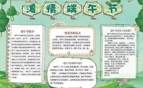 端午佳节,粽香万里,端午节手抄报大全,值得收藏屈原
