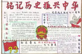 小学三年级纪念抗战胜利70周年手抄报