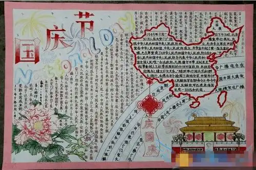 2019年国庆节手抄报图片大全小学10张2