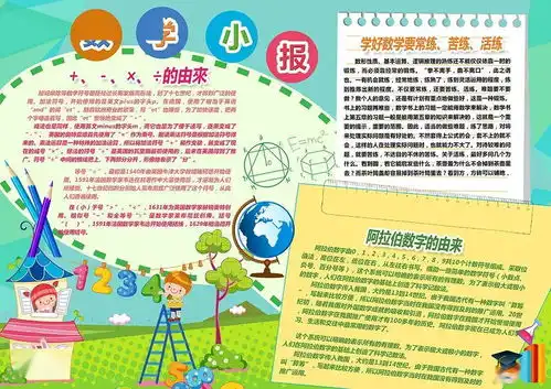收藏这些趣味数学手抄报,陪孩子一起动手写一写,画一画