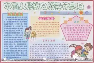 内容纪念反法西斯战争胜利70周年.主题是赤子心,爱国情,报国志.的手抄报图
