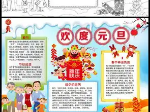 我们的节日春节小报新年小报寒假手抄报喜迎春节新春小报word图片素材worddoc模板下载143.97mb元旦手抄报大全节日手抄报