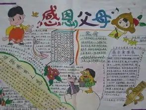 三心三爱的手抄报
