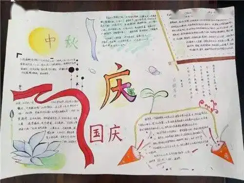 迎国庆,庆中秋手抄报模板合集来了