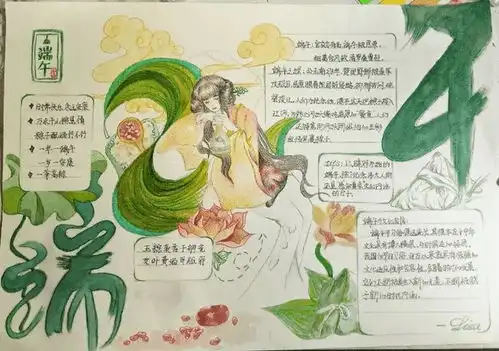 有关端午节的手抄报