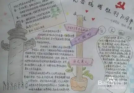 手抄报战争怎么画