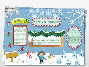 圣诞节电子小报圣诞小报手抄报平安夜手抄报图片素材psd模板下载51.58mb圣诞节手抄报大全节日手抄报