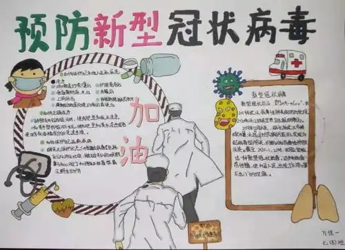 冠状病毒手抄报简单字又少行吗