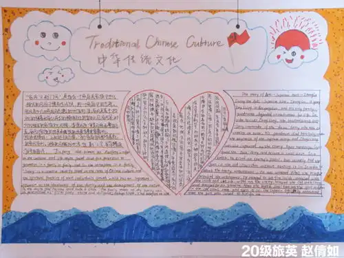 外语系开展双语手抄报主题教育活动