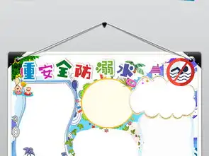 暑假重安全防溺水小报手抄报完整模板下载图片psd设计图防溺水手抄报大全编号18343558