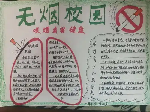 创建无烟校园,享受健康生活