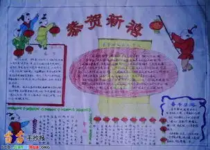 恭贺新禧春节手抄报