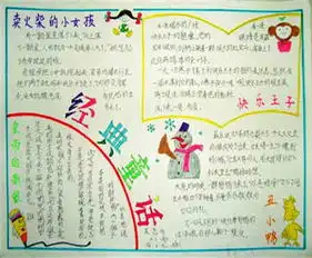 童话手抄报刺猬和鹿