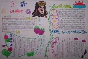 手抄报学习雷锋纪念日主题活动活动未来网红领巾集结号