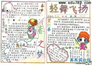 求快乐新年美丽校园手抄报的资料