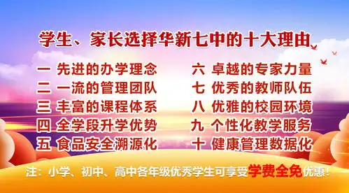 年薪25w,诚聘小学初中高中优秀教师华新七中,梦想起航