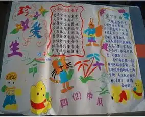 关于生命的手抄报一用四开的纸写的