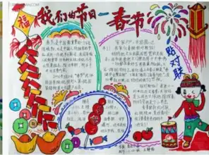 春节的手抄报图片大全8k