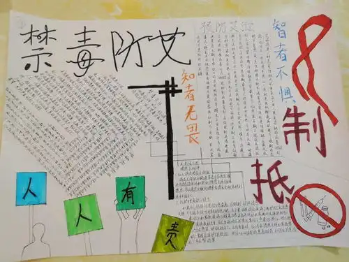 禁毒防艾,没你不行快来选出你心仪的手抄报吧