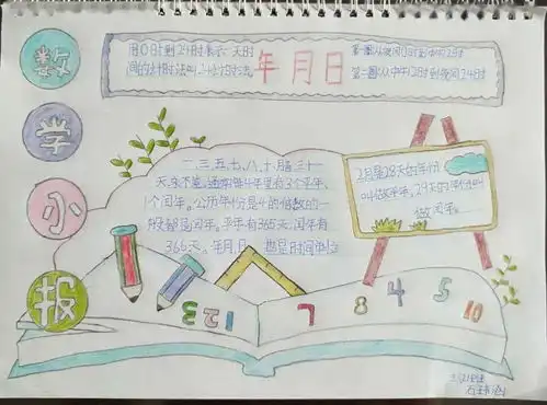 巧手绘知识快乐学数学记三年级组数学活动