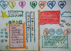 学习雷锋好榜样手抄报简单又漂亮图片大全内容