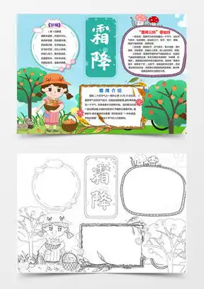 芒种手抄报模板下载芒种手抄报图片设计素材熊猫办公