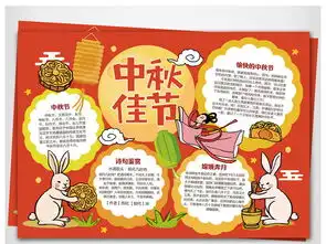 中秋节涂色黑白线稿手抄报电子小报图片素材psd模板下载24.30mb中秋节手抄报大全节日手抄报