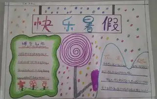 暑假手抄报关于我的暑假